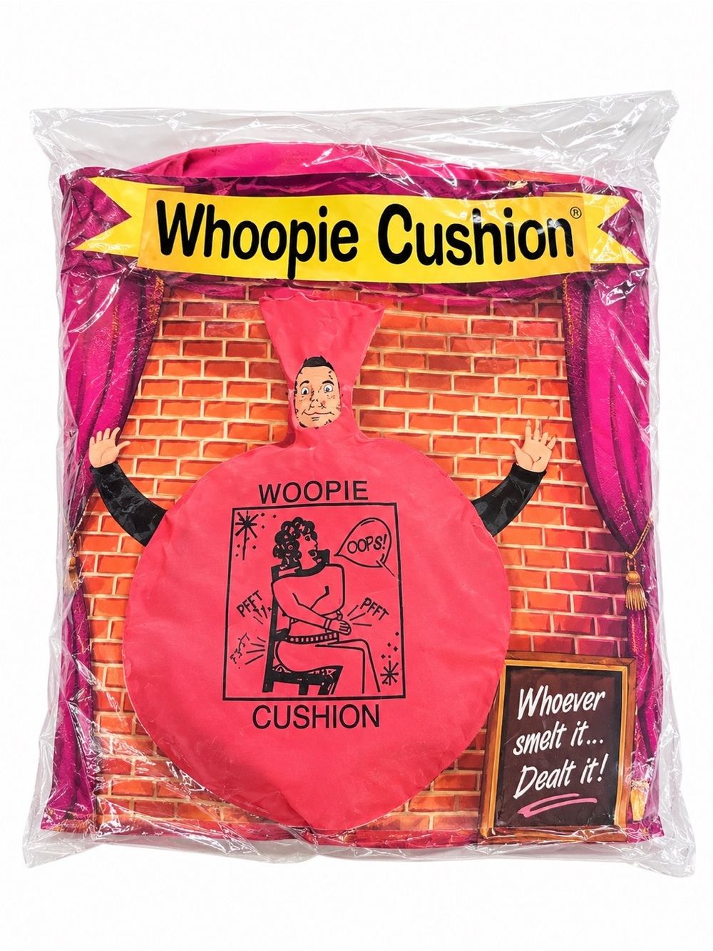 Whoopie Cushion Adult Costume One Size Fits Most Funny Halloween Gag Costume